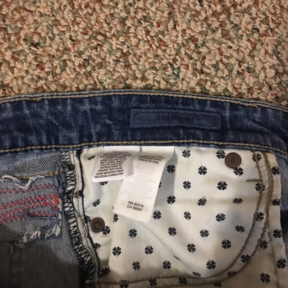 Lucky Brand 2/26 Ava Skinny Smiley Face Jeans - Picture 11 of 12